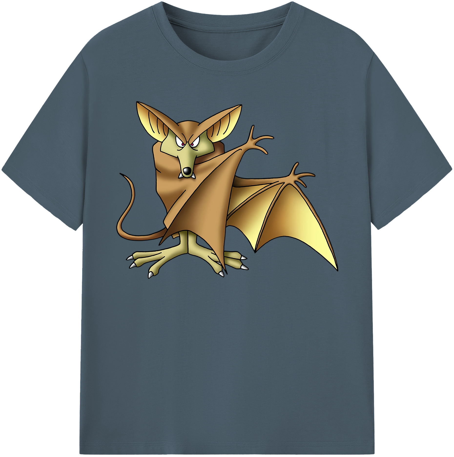 （画像用） ドラゴンクエスト Doragon Kuesuto Dragon Quest 綿100％半袖Tシャツ（フロントプリント）